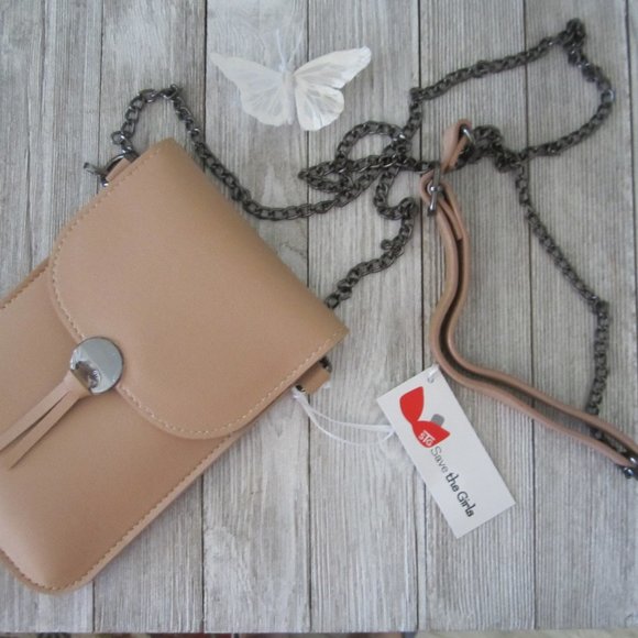 NEW - SAVE THE GIRLS - Phone Touch Screen Purse - Picture 1 of 5